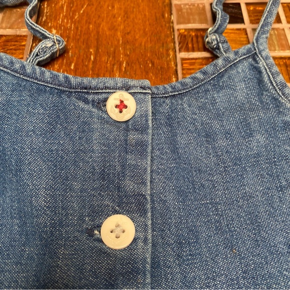 Ralph Lauren Anchor Denim Girls Dress - Picture 4 of 10